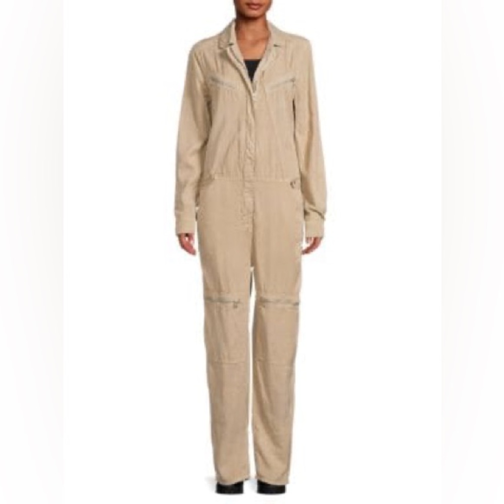ETIENNE MARCEL Aviator Jumpsuit NWT 
X Small MSRP $360 Tan